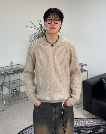 Alev Ribbed Raglan Knit